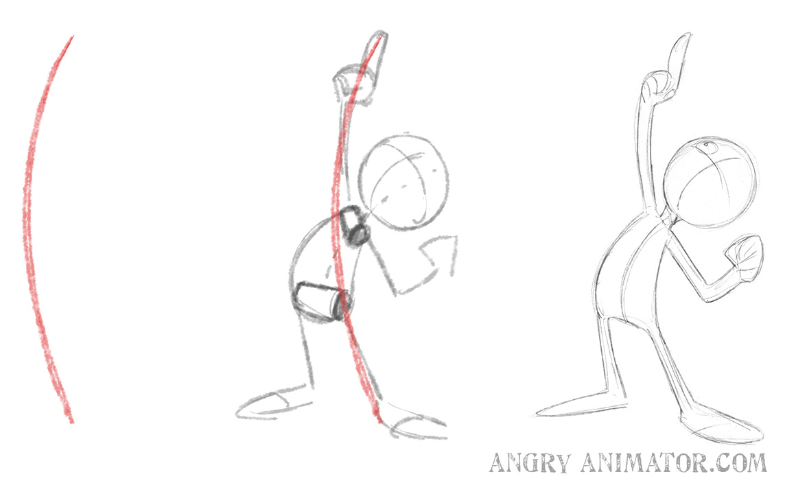 gesture drawing and line of action